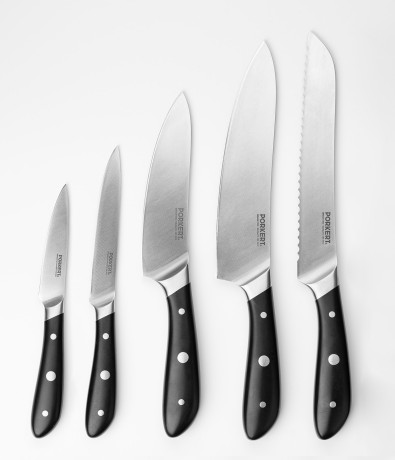 Messerset Vilém mit Bambusblock